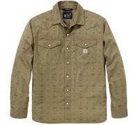 Carhartt Montana Bozeman Relaxed Plaid Chemise, Kaki, Taille S
