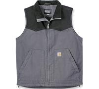 Carhartt Montana Rugged Flex Relaxed Fit Duck Gilet, Gris/Noir, Taille XXL