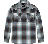 Carhartt Montana Rugged Flex Snap Front, chemise L Gris Clair/Bleu/Noir (Hv0) Gris Clair/Bleu/Noir (Hv0)