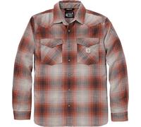 Carhartt Montana Rugged Flex Snap Front, chemise M Gris/Noir/Rouge (Ee6) Gris/Noir/Rouge (Ee6)