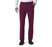 Carhartt Pantalon coupe droite Force, Pantalon Treillis pour homme, bordeaux, Taille M