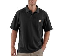 Carhartt Workwear Polo de travail 106685 manches courtes poche sur la manche noir M