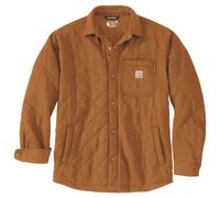 Carhartt Rain Defender Quilted Snap, chemise/veste textile L Marron Marron