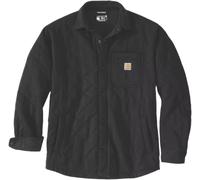 Carhartt Quilted Snap Front Shirt Veste textile, noir, Taille M