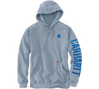 Carhartt Rain Defender C Graphic, sweat à capuche L Bleu Clair Bleu Clair