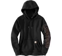Carhartt Rain Defender Promo Graphic, sweat à capuche femme XL Noir Noir