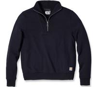 Carhartt Relaxed Fit Half Zip Sweat-shirt femme, noir, Taille XL