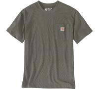 Carhartt Relaxed Fit Heavyweight K87 Pocket T-shirt, gris-vert-brun, taille M pour homme