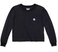 Carhartt Femmes Lightweight L/S Pocket T-Shirt Noir S