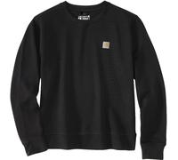Carhartt Relaxed Fit Midweight French Terry Crewneck Sweat-shirt femme, noir, taille XL pour femmes