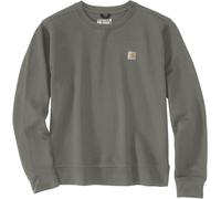 Carhartt Relaxed Fit Midweight French Terry Crewneck Sweat-shirt femme, vert, taille XL pour femmes