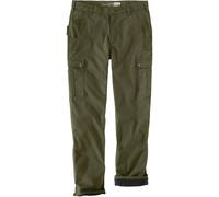 Carhartt Ripstop-Fleece, pantalon cargo W34/L32 Vert Foncé (G72) Vert Foncé (G72)