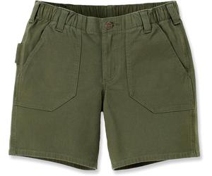 Carhartt Rugged Flex Canvas Work, short femme W2 Vert Foncé Vert Foncé