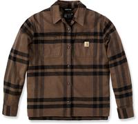 Carhartt Chemise femme Midweight Flannel L/S Plaid Shirt Carhartt Brown Heather S