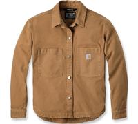 Carhartt Rugged Flex Loose Fit Heavyweight Duck Chemise femme, Marron, Taille S