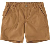 Carhartt Short femme Relaxed Fit Canvas Work Short Carhartt® Brown W4/REG