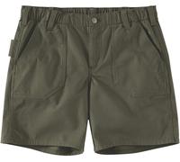 Carhartt Rugged Flex Relaxed Fit Canvas Work Shorts pour dames, Vert foncé, Taille 14