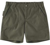 Carhartt Rugged Flex Relaxed Fit Canvas Work Shorts pour dames, Vert foncé, Taille 4