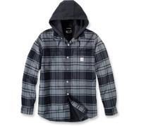 Carhartt Rugged Flex™ Relaxed Fit Flannel Fleece Lined Hooded Shirt Jac Chemise boutonnée Work Utility Homme (Lot de 1)