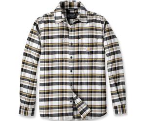 Carhartt Rugged Flex Relaxed Fit Midweight Flannel Long-Sleeve Plaid Chemise, beige, Taille XXL