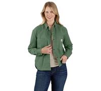 Carhartt Rugged Flex Surchemise en Toile de Canard Ample pour Femme, Baume givré, Taille M