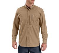 Carhartt Rugged Professional Long-Sleeve Work Shirt, Dark Khaki, 2XL Homme