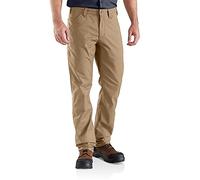 Carhartt Pantalon homme Rugged Stretch Canvas Pantalon Dark Khaki W38-L36