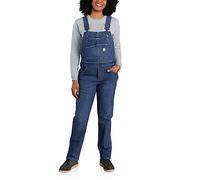 Carhartt Salopette en jean Rugged Flex® coupe décontractée pour femme, Arches, Large