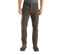 Carhartt Straight Fit Stretch Duck Double Front Pantalon Utilitaire de Travail, Tarmac, 32W x 32L Homme