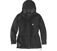 Carhartt Super Dux, veste textile longue pour femmes XL Noir Noir