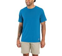 Carhartt T-shirt à manches courtes LWD Relaxed Fit SHIRT Homme, bleu, M