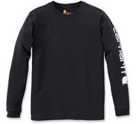 Carhartt T-shirt femme Workwear Logo L/S T-Shirt Black XL