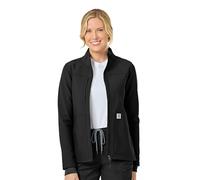 Carhartt Women's Fluid Resistant Fleece Jacket Veste, Noir/Blanc, XL Femme