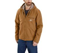 Carhartt WASHED DUCK SHERPA LINED JACKET, Couleur:Carhartt marron, Taille:XL