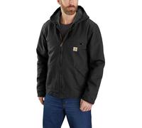 Carhartt WASHED DUCK SHERPA LINED JACKET, Couleur:noir, Taille:S