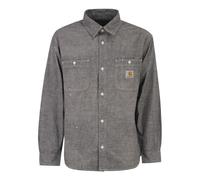 Carhartt Wip - Chemise à poche poitrine avec logo - Homme - Chemises - Gris - Taille: L