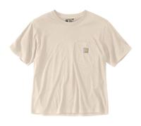 Carhartt - Women's Lightweight S/S Crewneck T-Shirt - T-shirt - L - oat milk heather