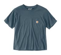 Carhartt - Women's Lightweight S/S Crewneck T-Shirt - T-shirt - M - iron blue