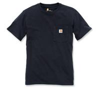 Carhartt Workwear Pocket Short-Sleeve T-Shirt Utilitaire de Travail, Black, XL aux Femmes