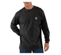 Carhartt Workwear Long Sleeve Pocket T-Shirt Utilitaire de Travail, Black, X-Large Homme