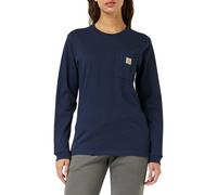 Carhartt Workwear Pocket Chemise À Manches Longues Femmes, Bleu, Taille Xs