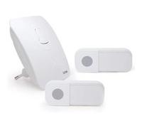 CARILLO PLUG FLASH EXTEL - Sonnette sans fil 100m enfichable + bouton supplémentaire OFFERT G