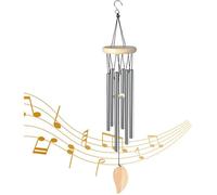 Carillon à Vent 70cm Alu, Métal Suspendu, Jardin/Cour/Terrasse/Maison, Décoration Extérieure .