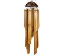 Carillon à vent - Bambou - Décoration Feng Shui - Son apaisant - Idéal pour jardin et balcon - 85 cm