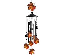Carillon à vent d'automne - Pendentif décoratif rustique vintage en métal p | Fabriqué En Métallique Vintage Résistant Aux Intempéries, Ce Carillon Éolien D'automne De 290 G Produit Des Mélodies