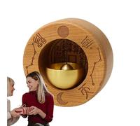 Carillon de porte magnétique en laiton, attache magnétique en bois, anneau de porte d'entrée pour maisons, bureaux, magasins, entrée commerciale, décoration pour accessoires de maison