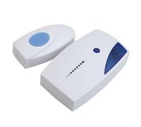 Carillon de porte sans fil télécommandé, 36 options de mélodie, portée de 100 mètres, bouton résistant aux intempéries pour maison, bureau, entrepôt, hôtel