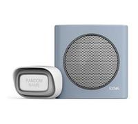 Extel Sonnette sans fil 081740 diBi Flash Soft - Carillon longue portée 200m, IP44, flash lumineux, alerte batterie faible, système évolutif pour maison et portail