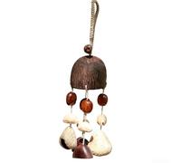 Carillon Éco pour naturel Coquilles de pour noix pour bois Carillon | Matériaux naturels, coquilles de pour noix, pour bois écologique, pour charme rustique, résistant aux intempéries