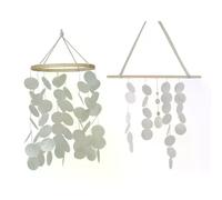 Carillon éolien coquillages naturels - Décoration de jardin